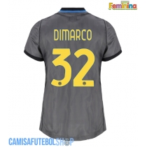 Camisa de time de futebol Inter Milan Federico Dimarco #32 Replicas 3º Equipamento Feminina 2026-27 Manga Curta